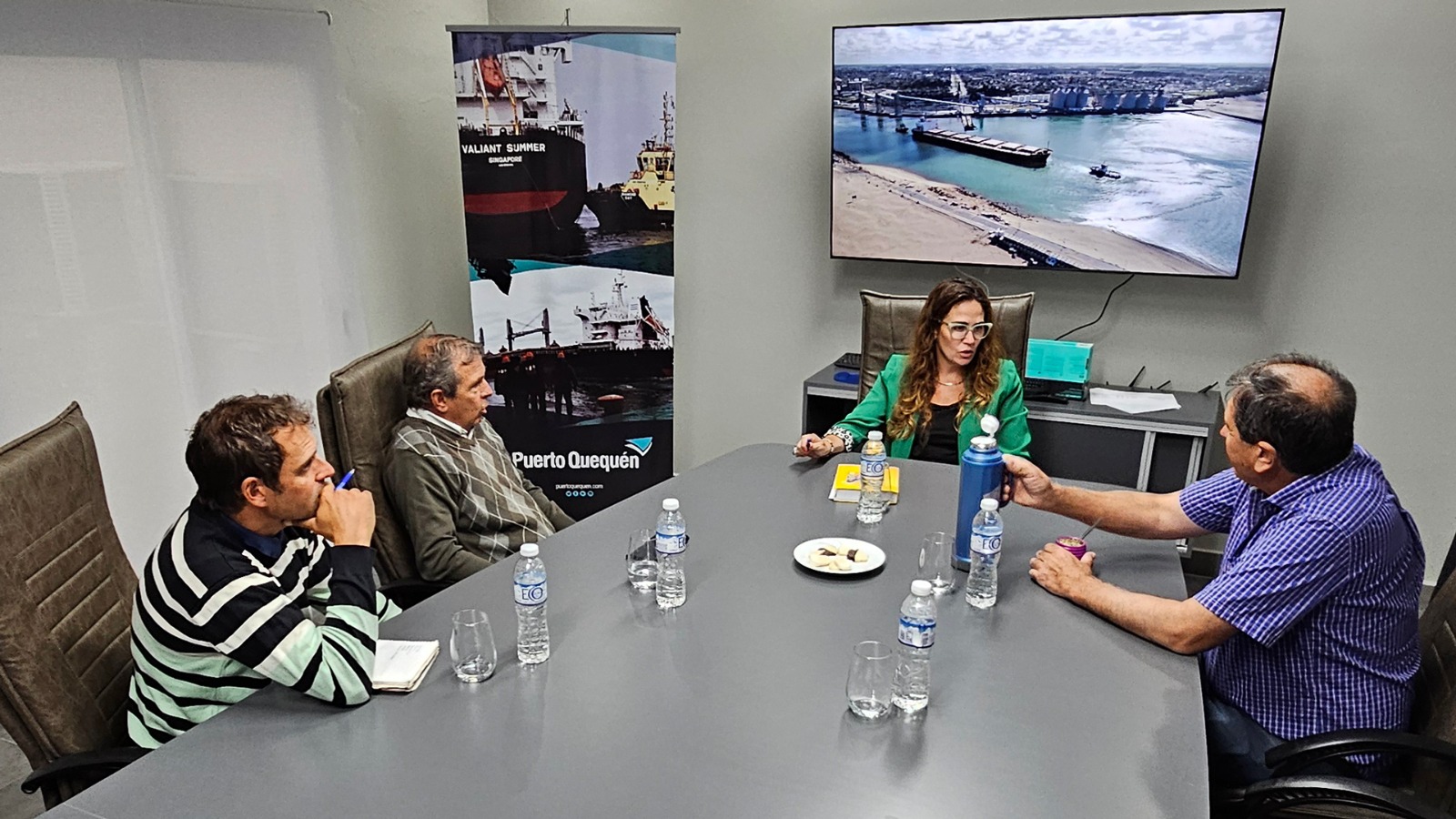 Puerto Quequén trabaja conjunto con su Hinterland