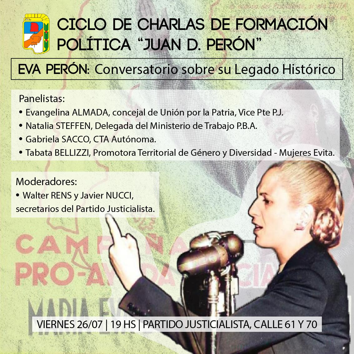 CHARLAS EN EL PJ GRACIELA TUGORES Y FACUNDO RODRÍGUEZ 