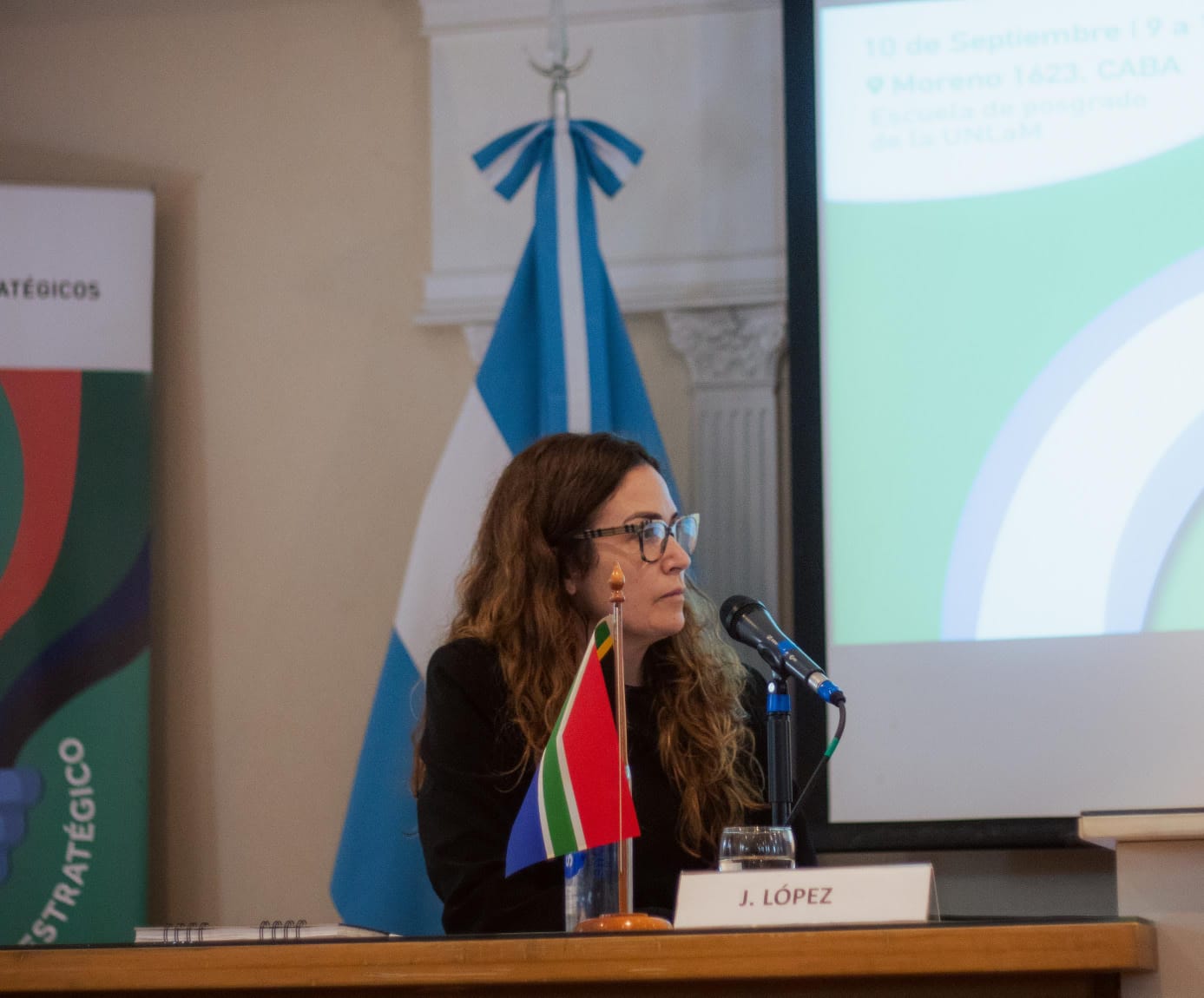 Jimena López en el encuentro “Argentina y África: un diálogo estratégico”