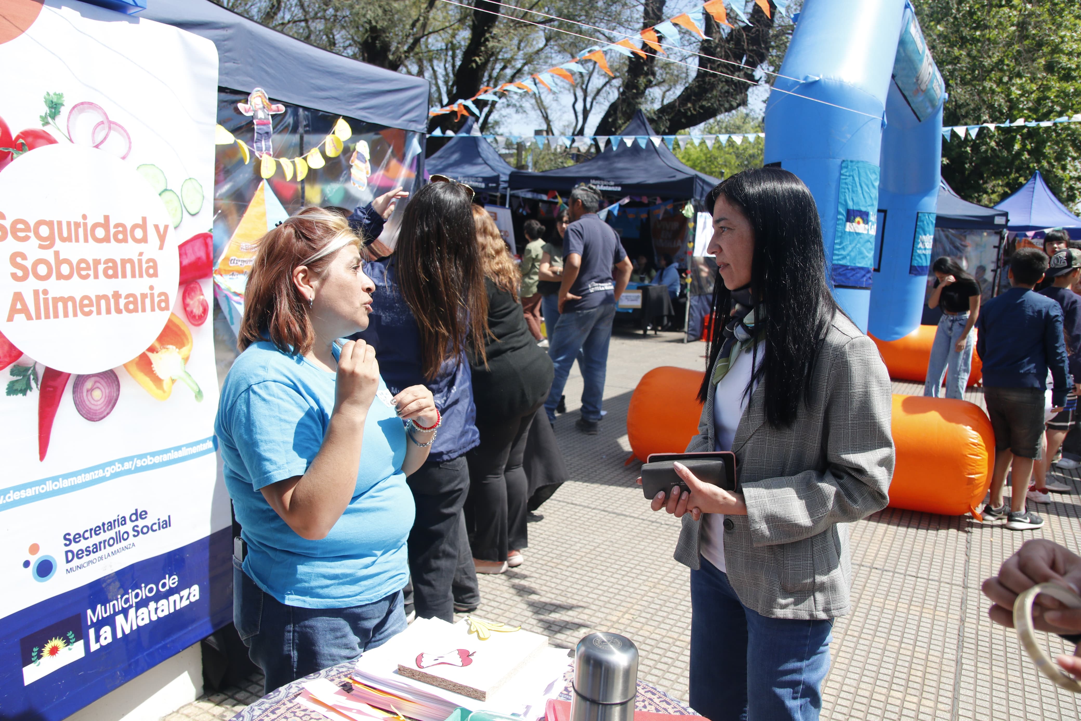 Plaza por los derechos de los niños en La Matanza
