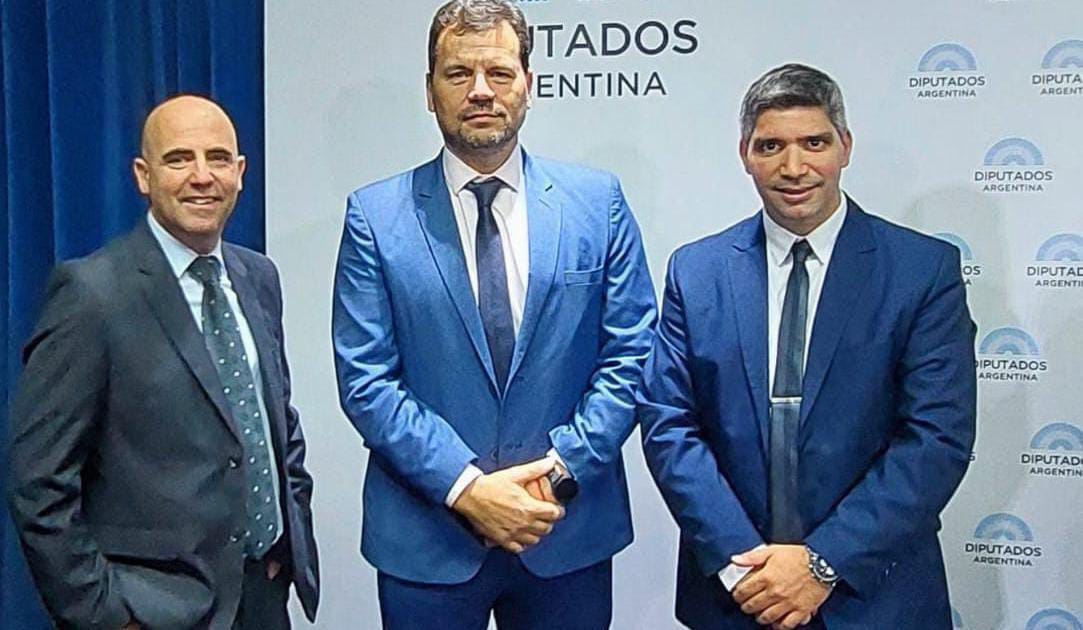 Representantes del Colegio de  Abogados de Necochea presentes en la Cámara de Diputados de la Nación