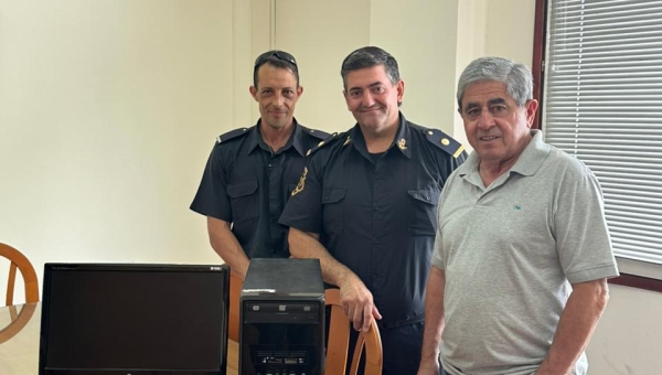 DONACIÓN DE LA USINA AL COMANDO DE PATRULLAS