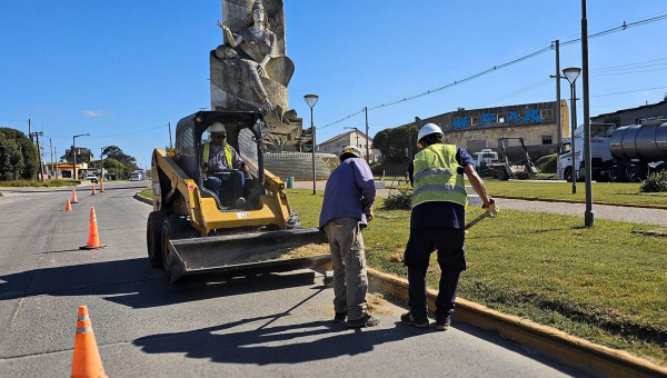importante operativo de limpieza y mantenimiento