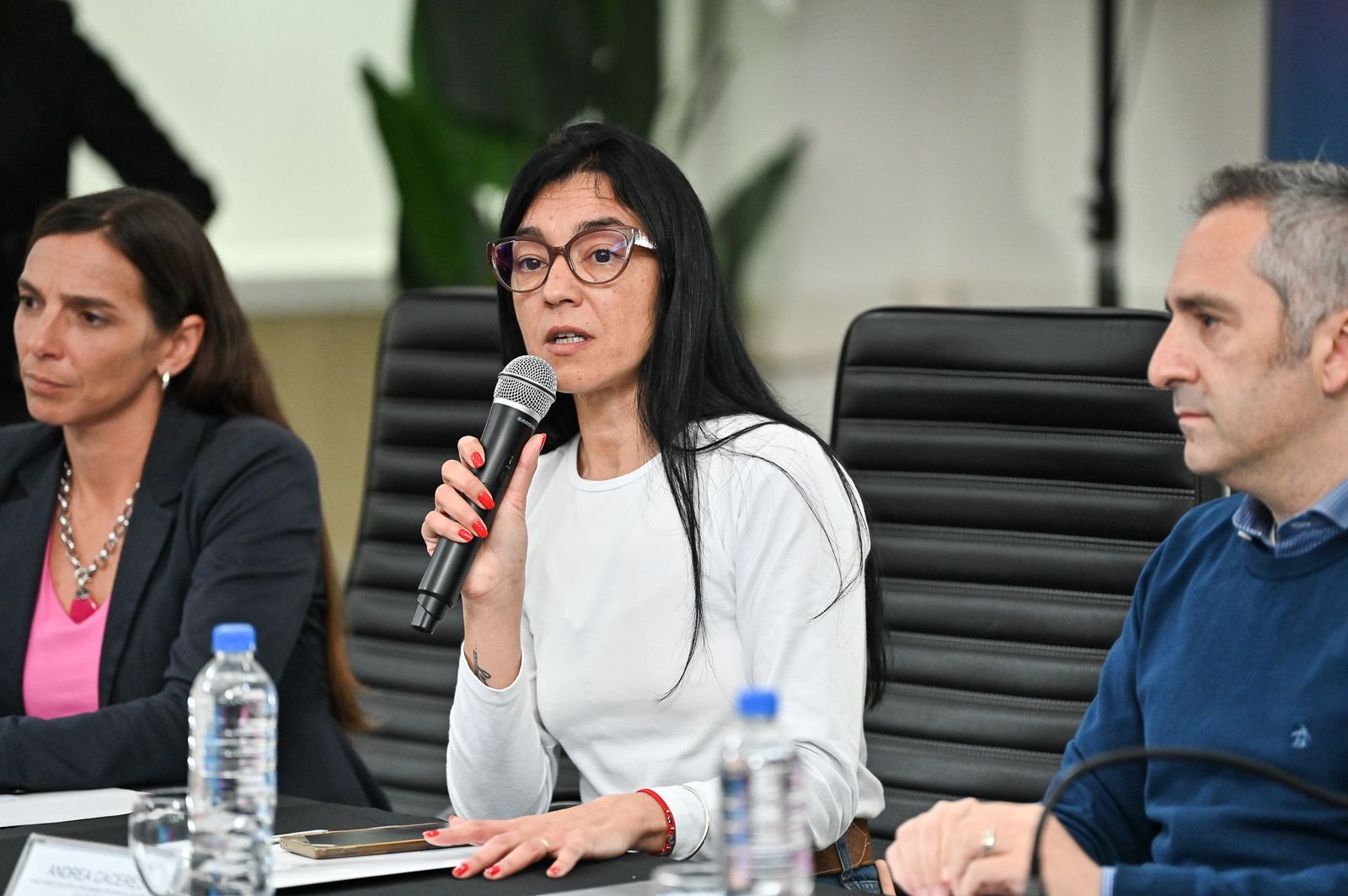 Andrea Cáceres presentó el Observatorio Social de Niñez y Adolescencia