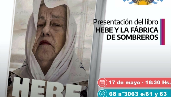 Presentación del libro *Hebe y la fábrica de sombreros* en "Lo de Néstor".