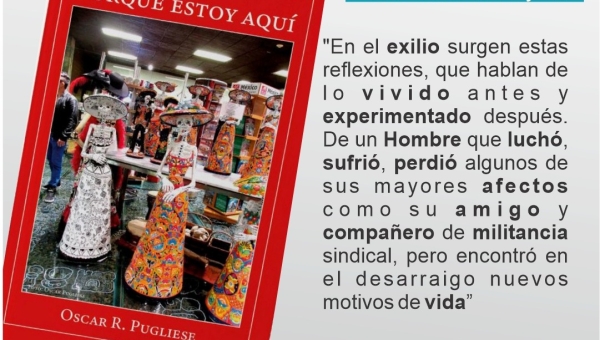  Oscar R. Pugliese presenta su libro "Porque estoy aquí"