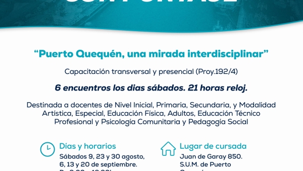 Puerto Quequén convoca a una formación docente con puntaje