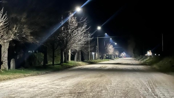 La gestión avanza a paso firme hacia el 100% de luminarias Led en las localidades del distrito