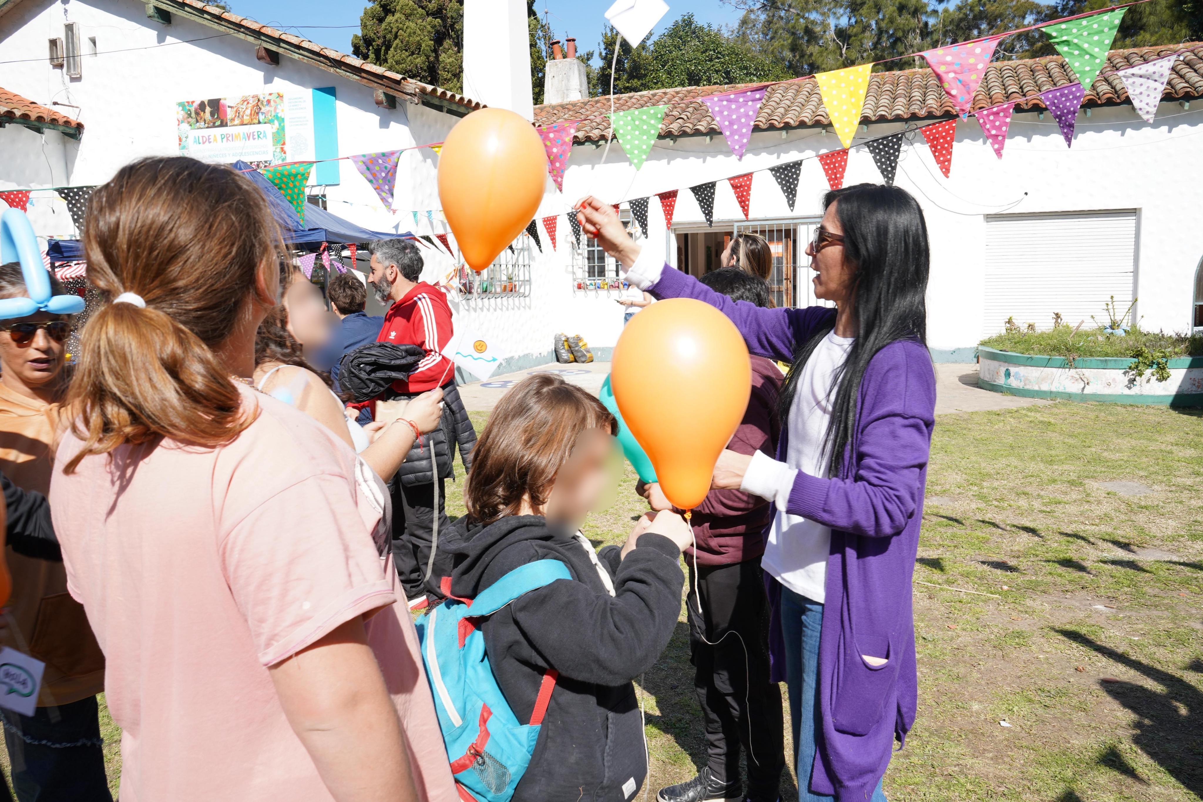 El Organismo Provincial de Niñez y Adolescencia festejó el Mes de las Niñeces en Aldea Primavera