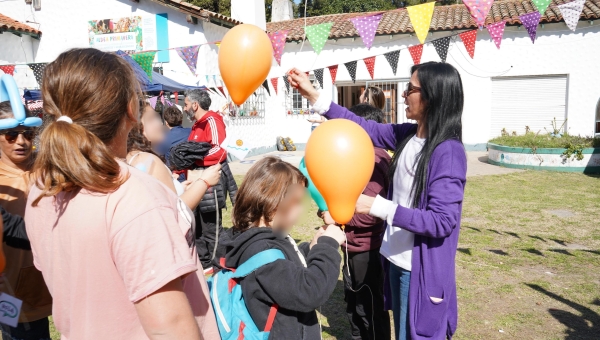 El Organismo Provincial de Niñez y Adolescencia festejó el Mes de las Niñeces en Aldea Primavera