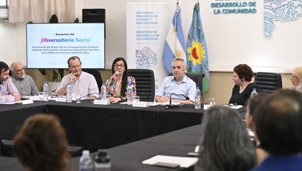 Andrea Cáceres participó del Encuentro del Observatorio Social de Niñeces y Adolescencias
