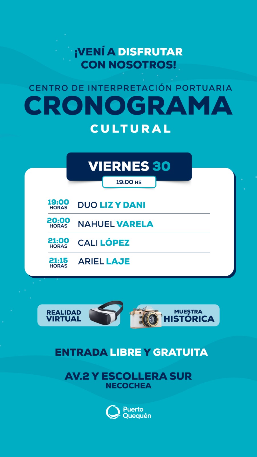 El Centro de Interpretación Portuaria (CIP) invita a la comunidad a disfrutar otro fin de semana en familia o con amigos