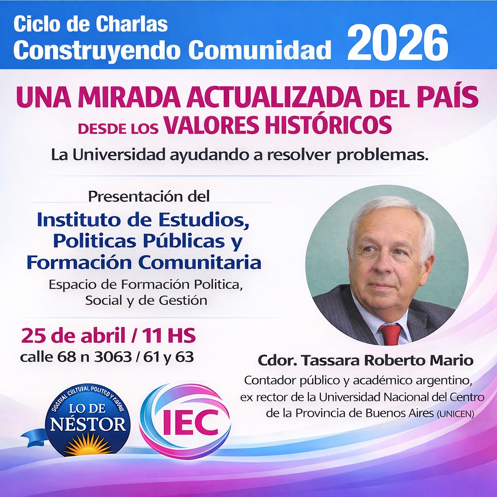 Ciclo de Charlas “Construyendo Comunidad
