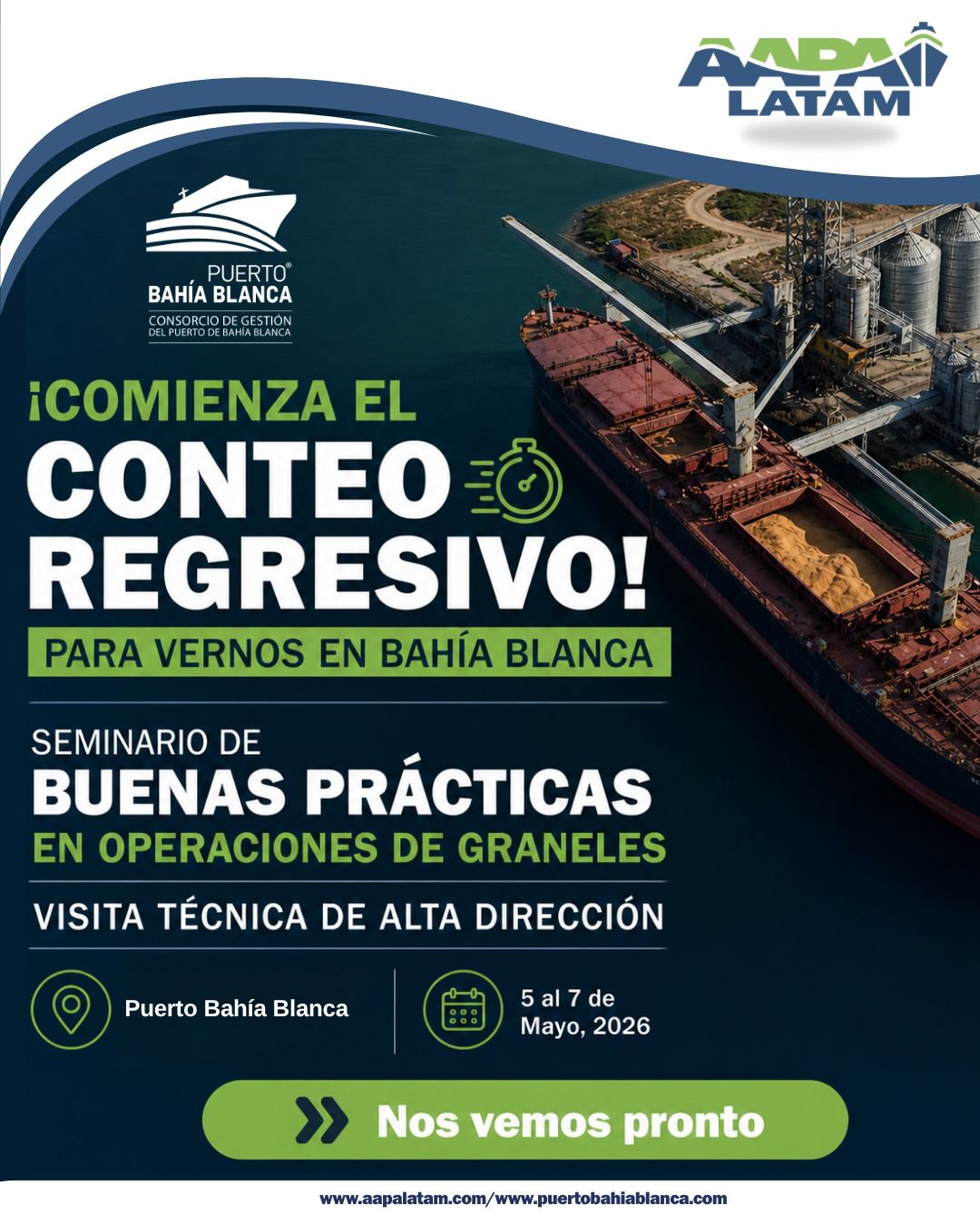 Bahía Blanca será sede de un encuentro clave del sector portuario y de graneles con participación del Dr. Mariano Carrillo
