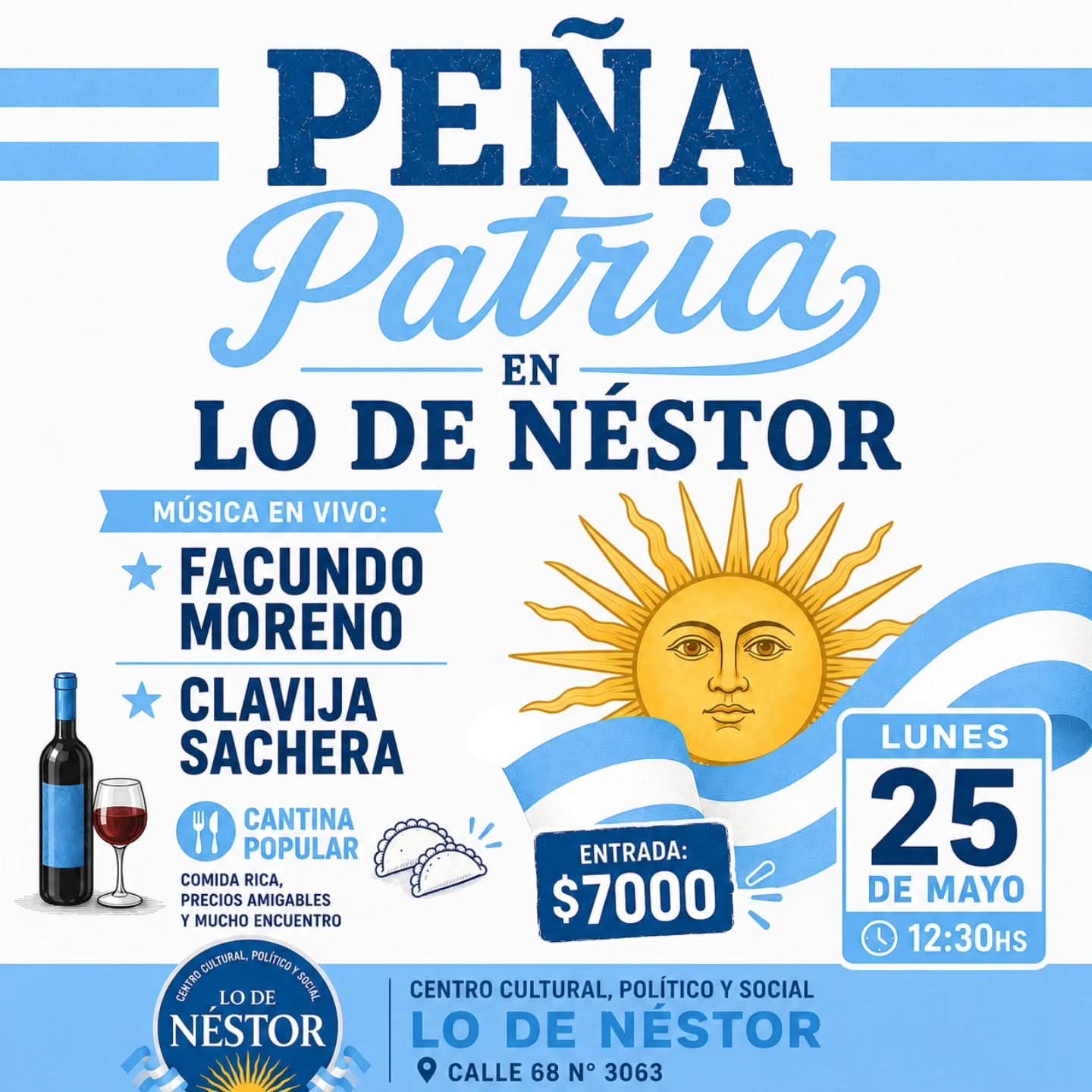 PEÑA PATRIA EN LO DE NÉSTOR 