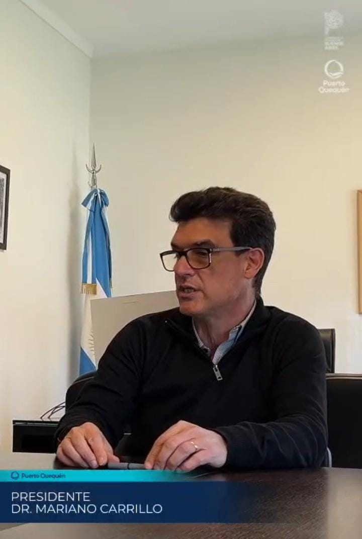 EL DR. MARIANO CARRILLO CUMPLIÓ SEIS MESES AL FRENTE DEL PUERTO